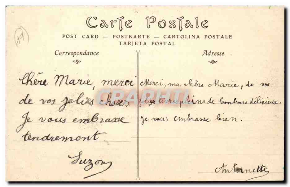 La Rochelle — Le Cholet de l'Oc troi — éditeur A.L. n°152 — Verso
