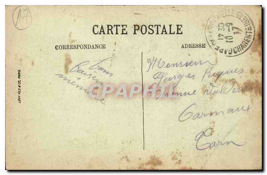La Rochelle CPA La prefecture — Back