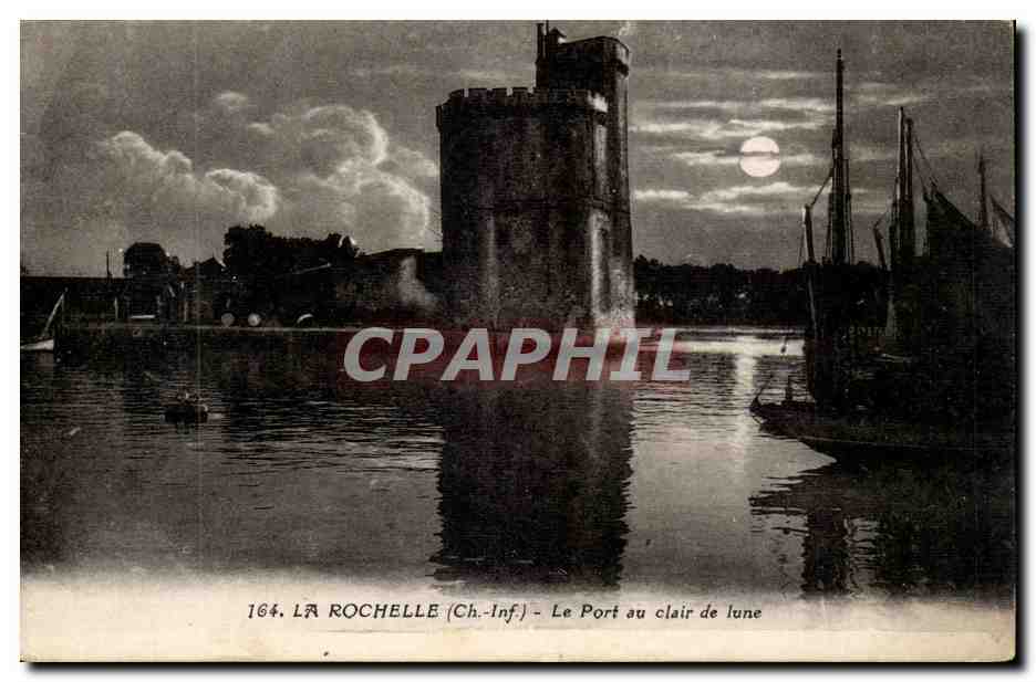 La Rochelle (Ch.-Inf.) - Le Port au clair de lune