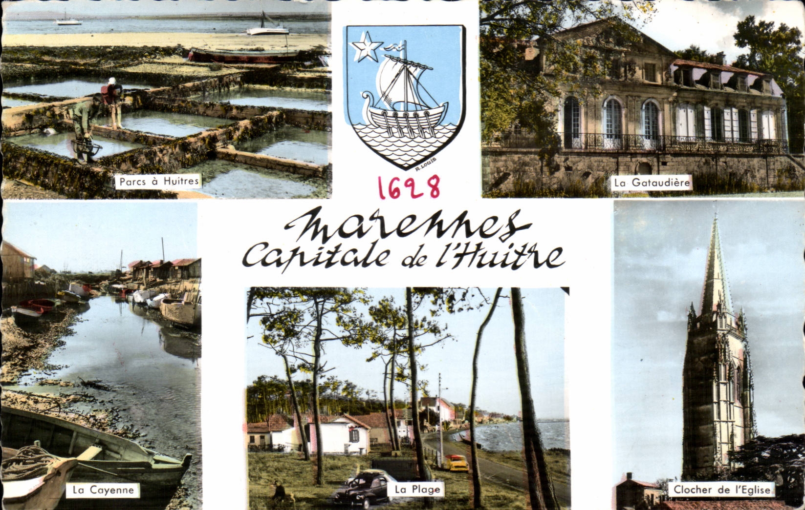 Marennes — Capital of the Oyster — publisher Robert Louis, no. 1628