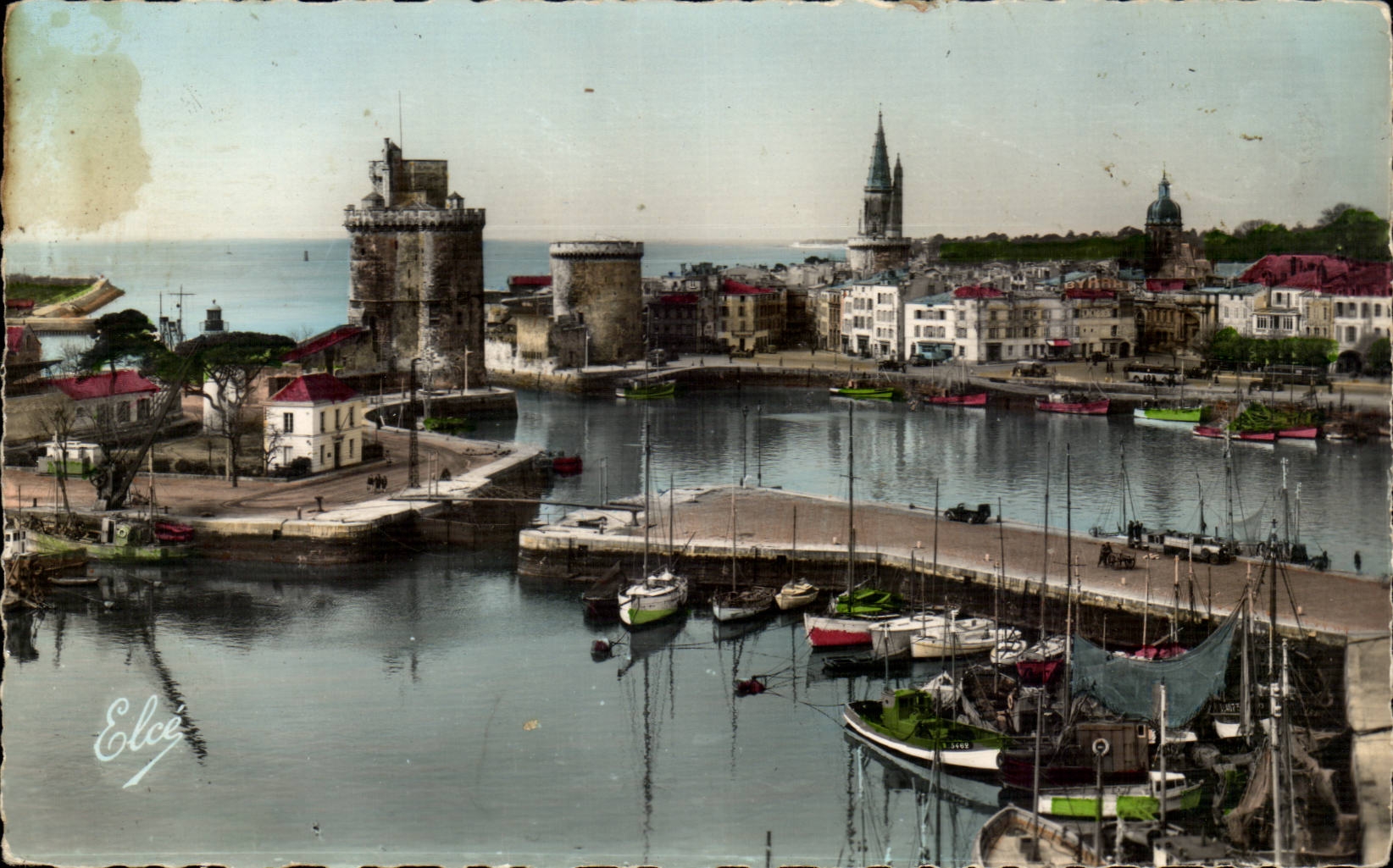La Rochelle — Le Bassin, Le Port et les Tours — L. Chitonneau, Bordeaux
