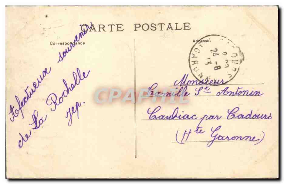 La Rochelle - La Plage — L. C. — n° 902 — Rückseite