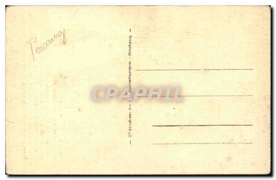 La Rochelle CPA Les quatre sergents Bories Raoulx Goubin Pommier — Verso