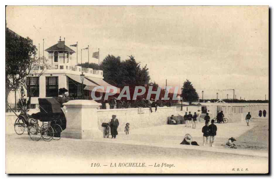 La Rochelle CPA La plage
