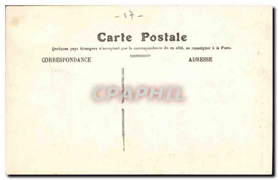 La Rochelle — Cour intérieure de l'Hôtel-de-Ville — éditeur CPAPHIL, n° 63 — Verso