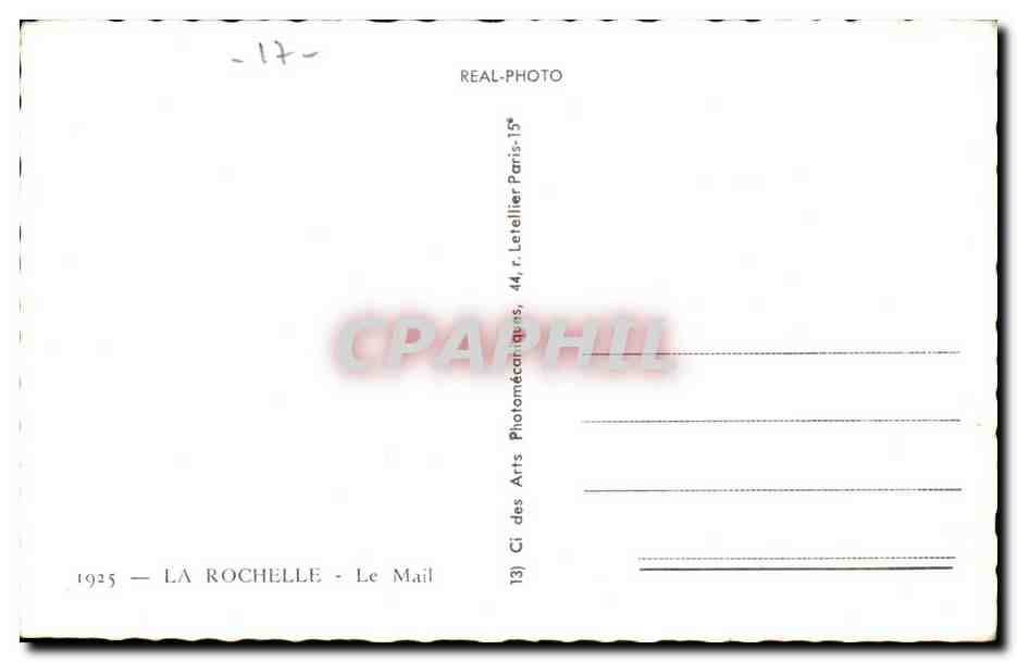 La Rochelle — Le Mail — editor Letellier Paris — Reverso