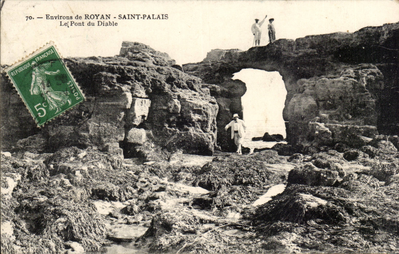 Pontaillac Royan CPA Saint Palais Le pont du diable