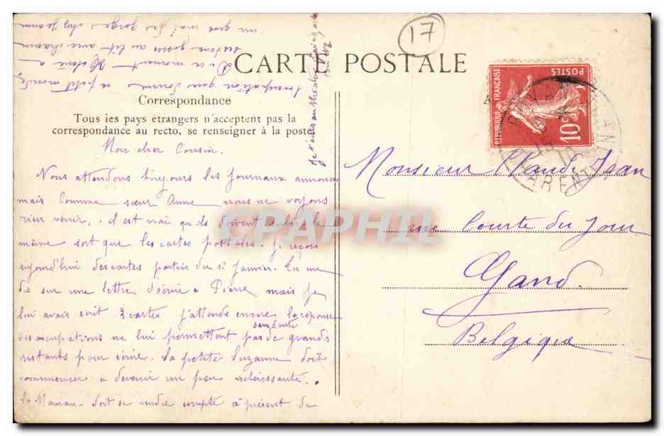 Royan CPA Casino de Foncillon (train tramway) — Rückseite