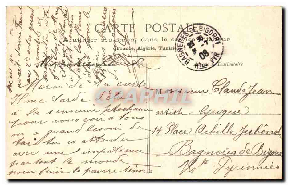 Royan CPA Le port (bateaux) — Rückseite