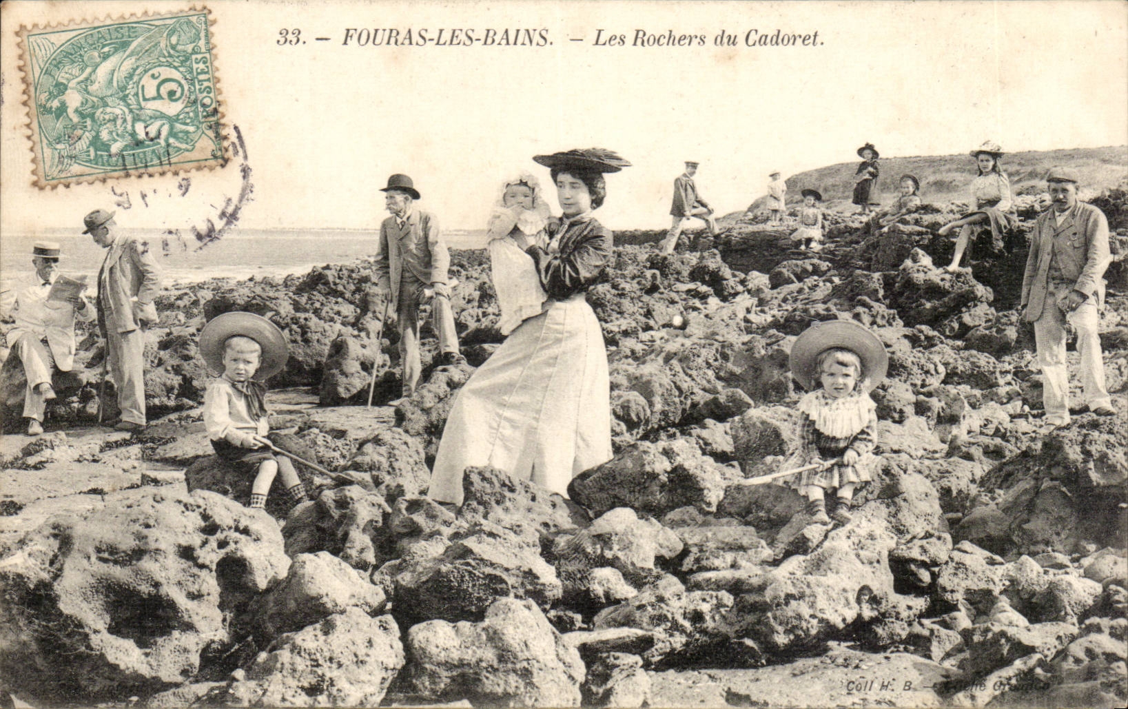 Fouras-les-Bains — Les Rochers du Cadoret — Coll. H. B. — n°33