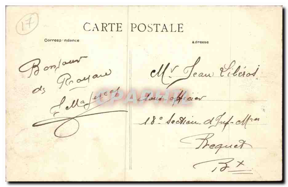 Royan CPA Vue generale de la Fouillon — Back