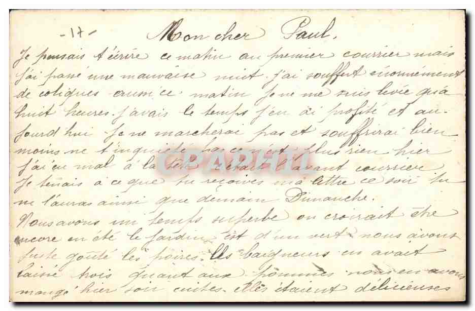 Environs de Royan CPA GRosse mer a Pontaillac — Rückseite