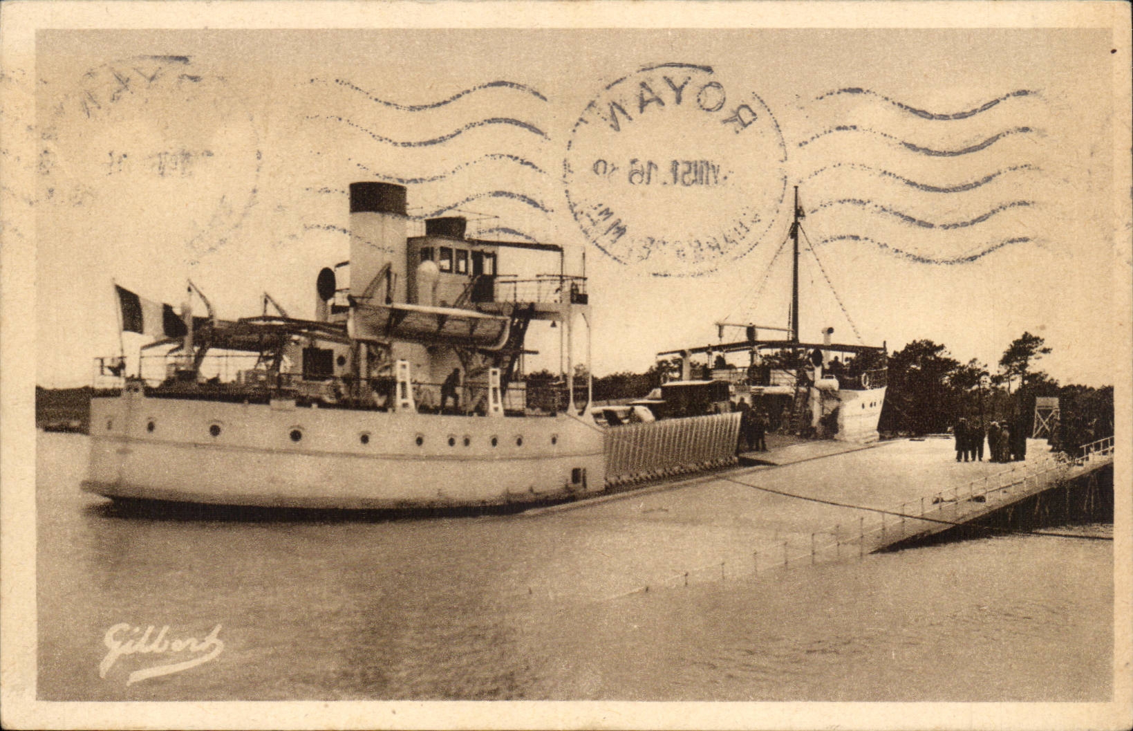 Der Fährenhafen Royan — Pointe de Royan — Gilborb Editions