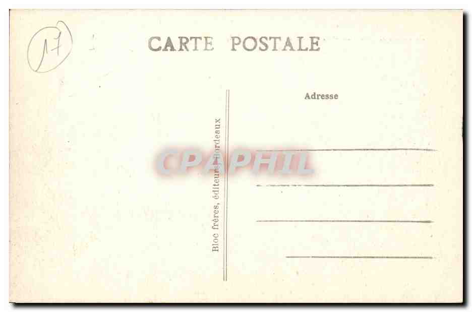 Royan CPM La facade de Foncillon Le palais de Foncillon — Rückseite