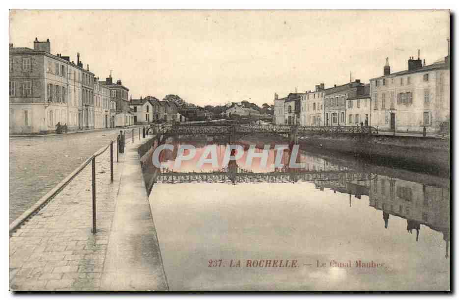La Rochelle cPA le canal Maubec
