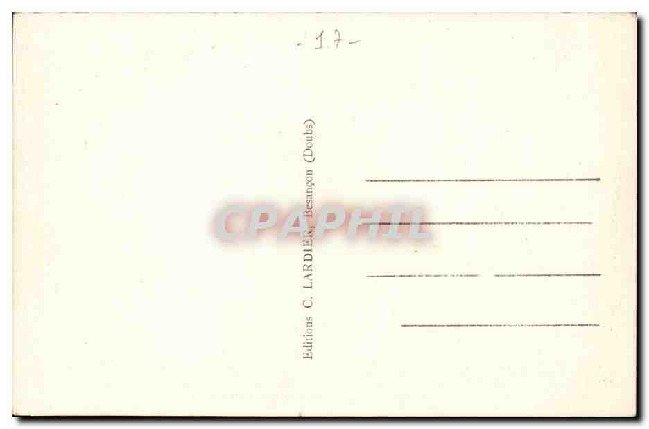 Cozes CPA Leglise — Rückseite