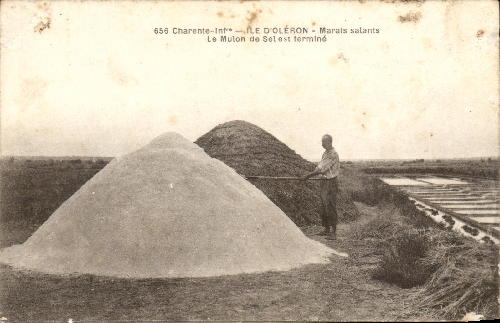 Ile d'Oleron - Marais Salant - Le Mulon du Sel est termine - CPA 