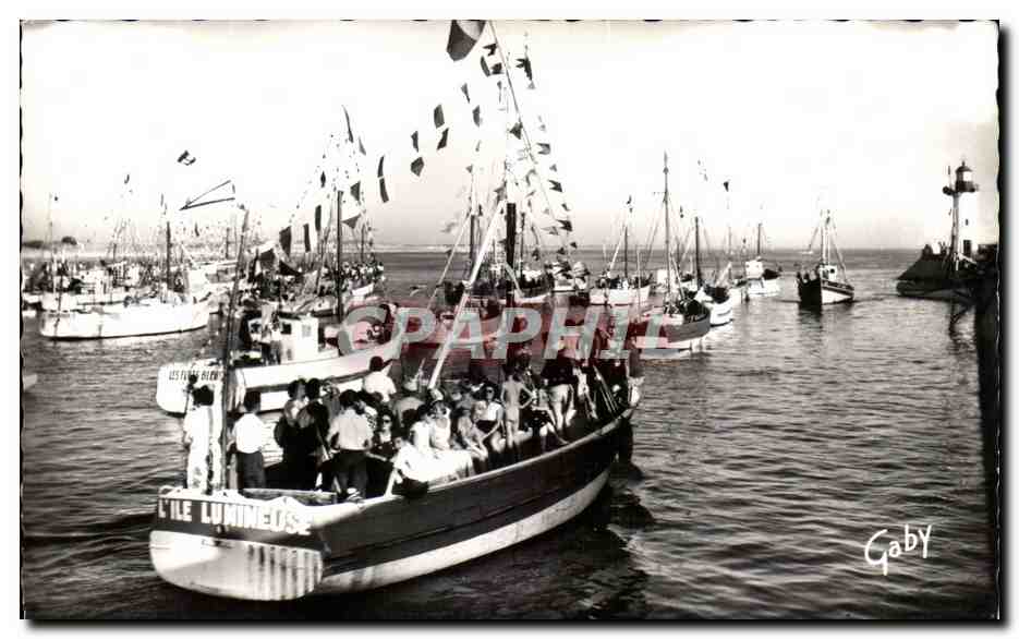 Ile d'Oleron - La Cotiniere - La Flottille - La Fete de la Mer - CPA 