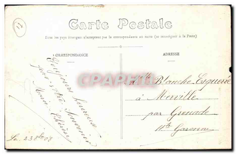 Nos Deux Charentes -Costumes d'Autrefois - Fantaisie - Femme - CPA  — Back