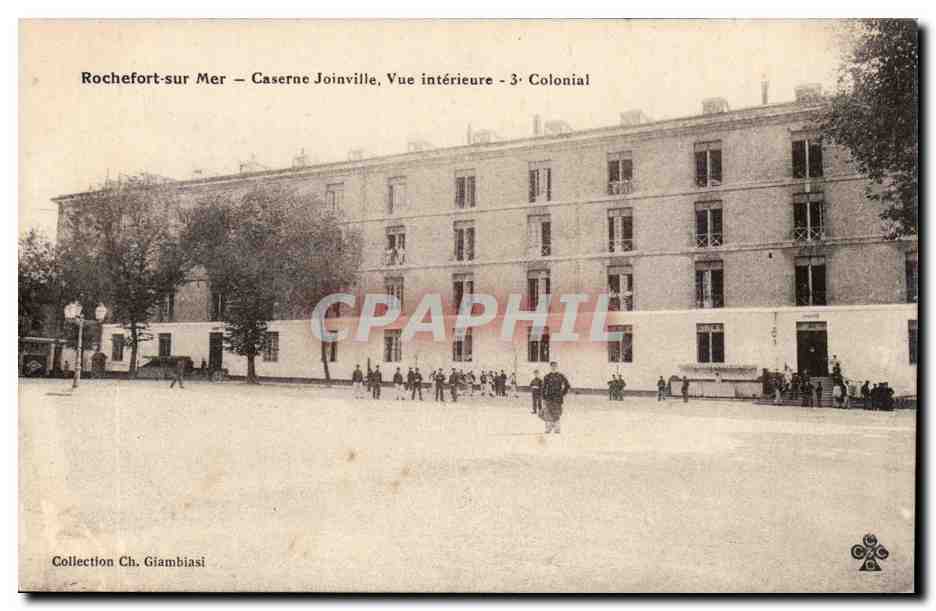 Rochefort sur Mer - Caserne Joinville - Vue Interieur - 3 Colonial - CPA 