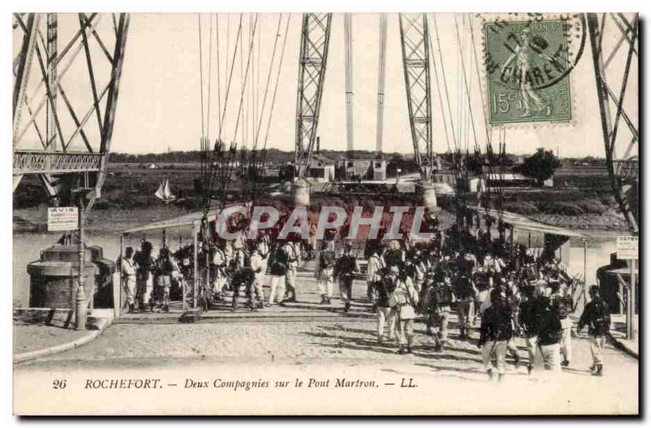 Rochefort — Zwei Kompanien auf der Martron-Brücke — LL.