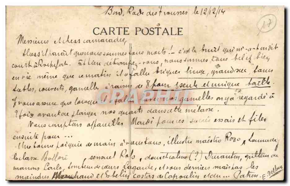 Rochefort-sur-Mer — The « Du Chayla » — Publisher C&C — Back