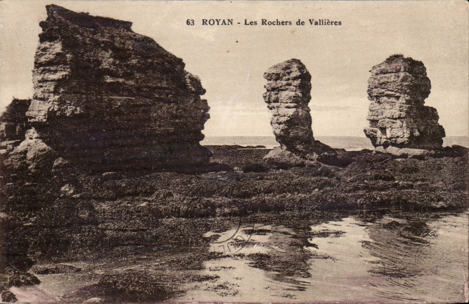 Royan - Les Rochers de Vallieres - CPA 