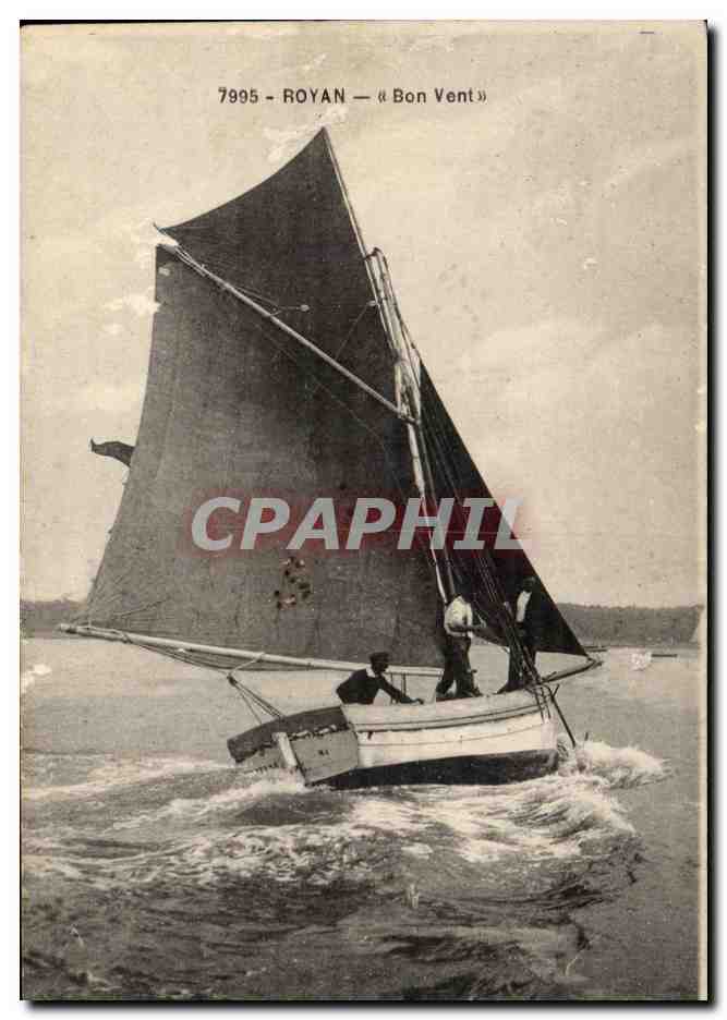 Royan - Bon Vent - voilier - CPA 