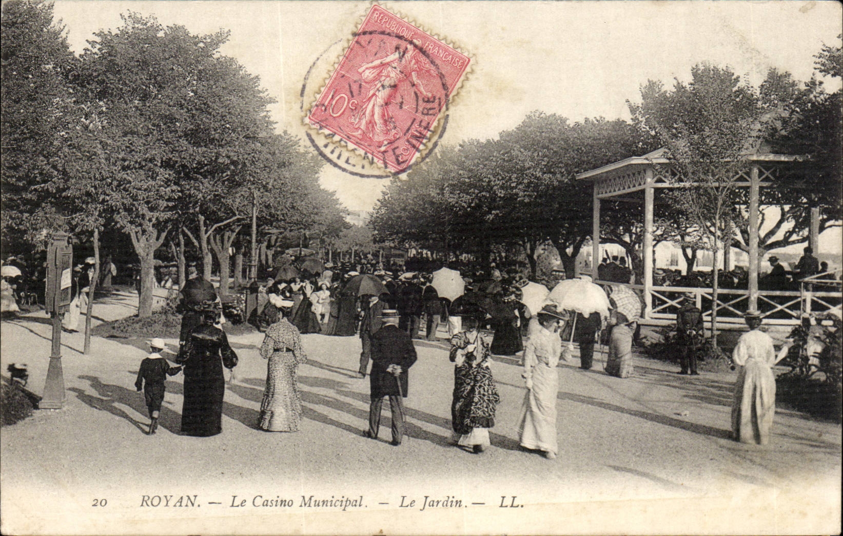 Royan - Le Casino Municipal - Le Jardin - CPA 