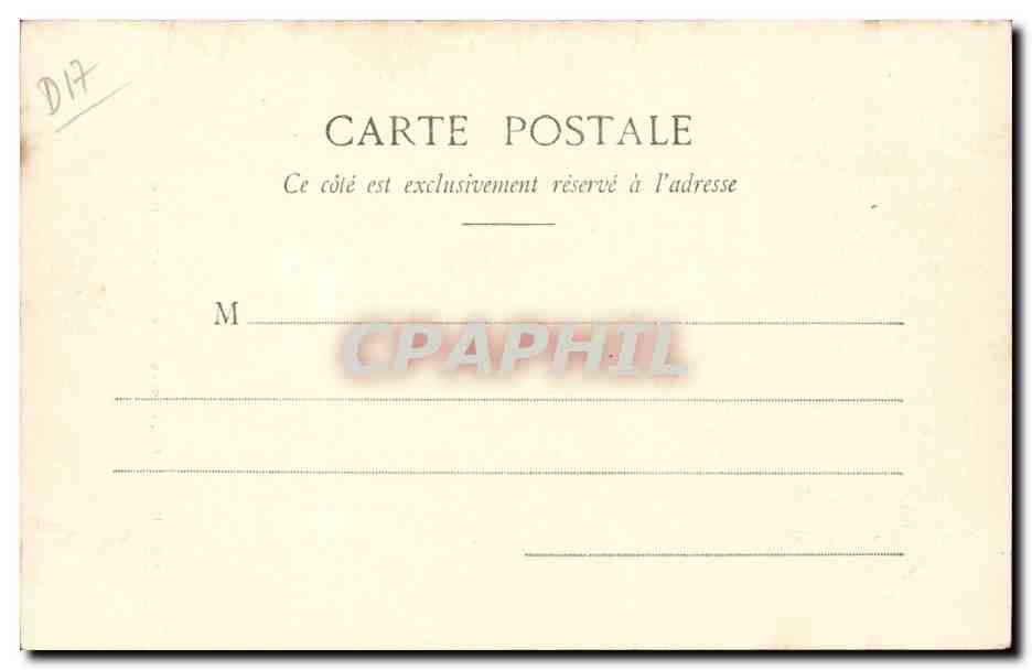 Chatelaillon CPA Monument des combattants 1870 1871 — Rückseite