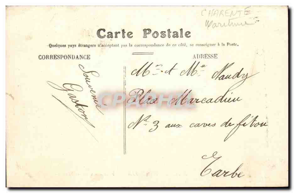 SAINT-AUGUSTIN — Rue du Grand Maurian — Éditeur non identifié — Verso