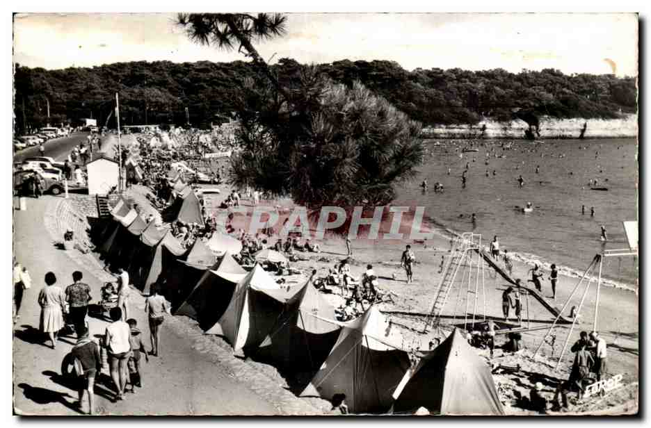 Vaux Nanzan sur mer CPA La plage