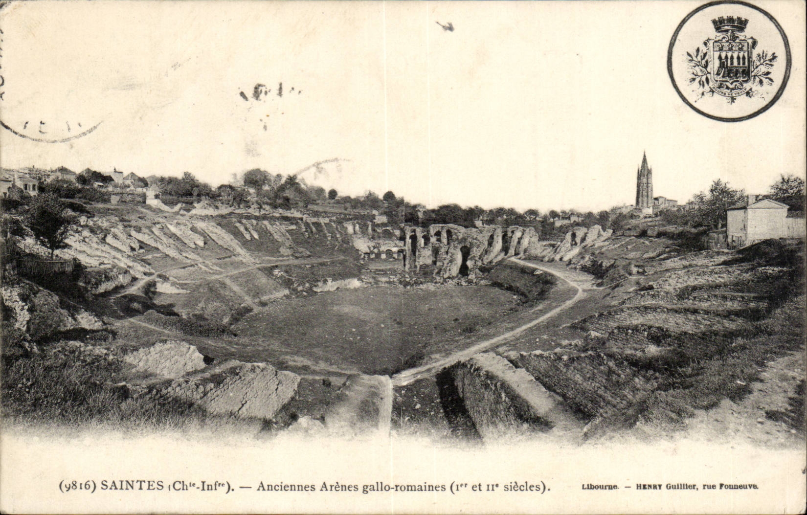 Saintes cPA Anciennes arenes gallo romaines 