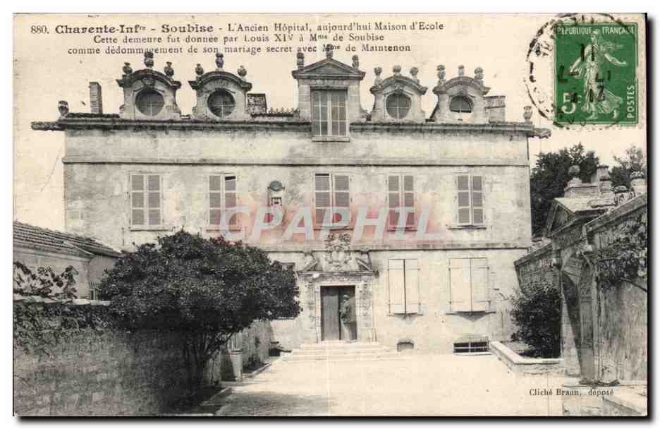 Soubise CPA L'ancien hopital aujourd'hui maison d'ecole
