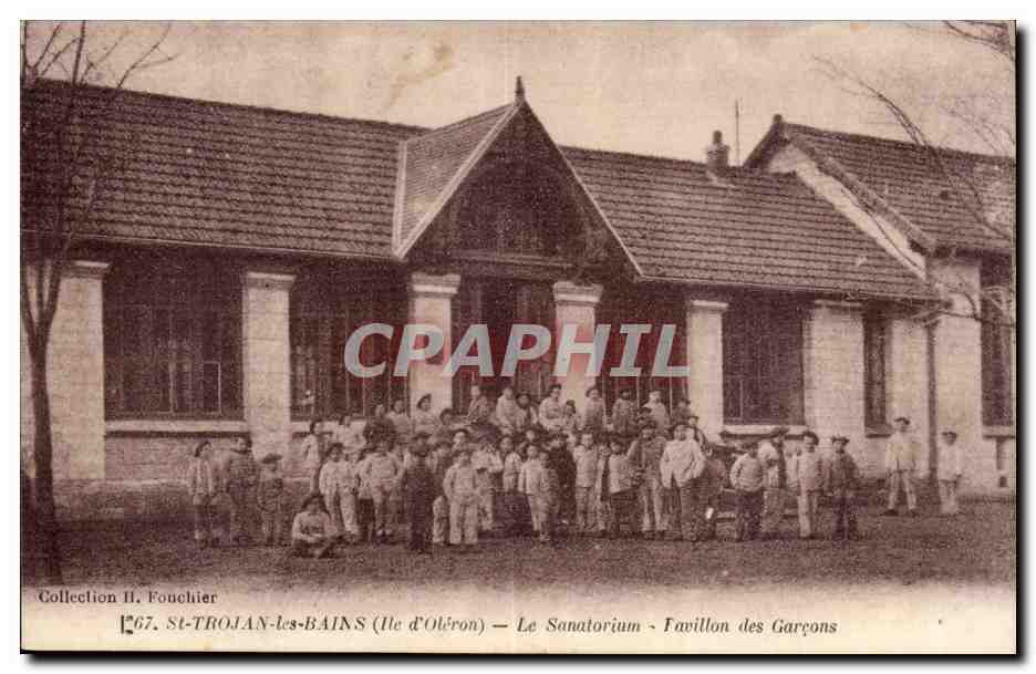 St-Trojan-les-Bains (Ile d'Oléron) — Le Sanatorium - Pavillon des Garçons — Collection H. Fouchier