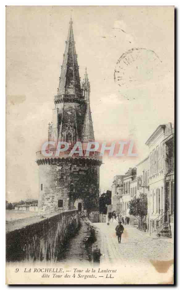 La Rochelle — Tour de la Lanterne dite Tour des 4 Sergents — LL. — N°9