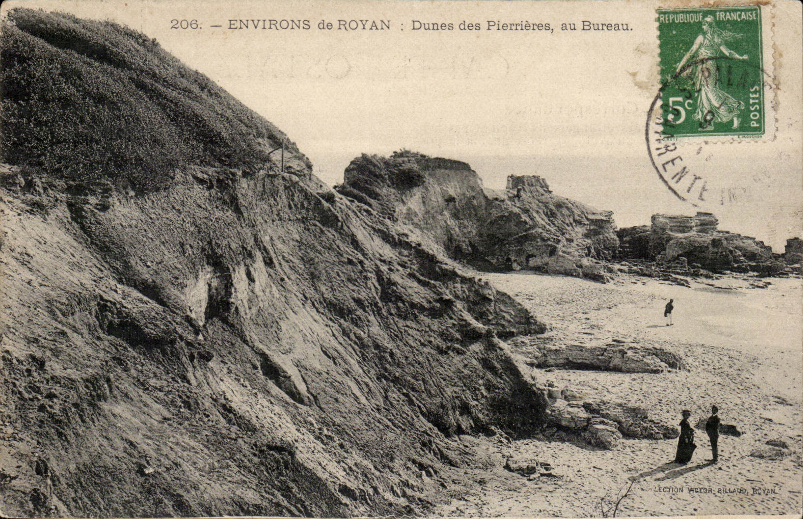 Environs de Royan CPA Dunes des Pierrieres au Bureau