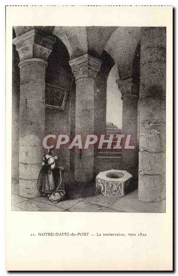 Notre DAme du Port CPA La souterraine vers 1820