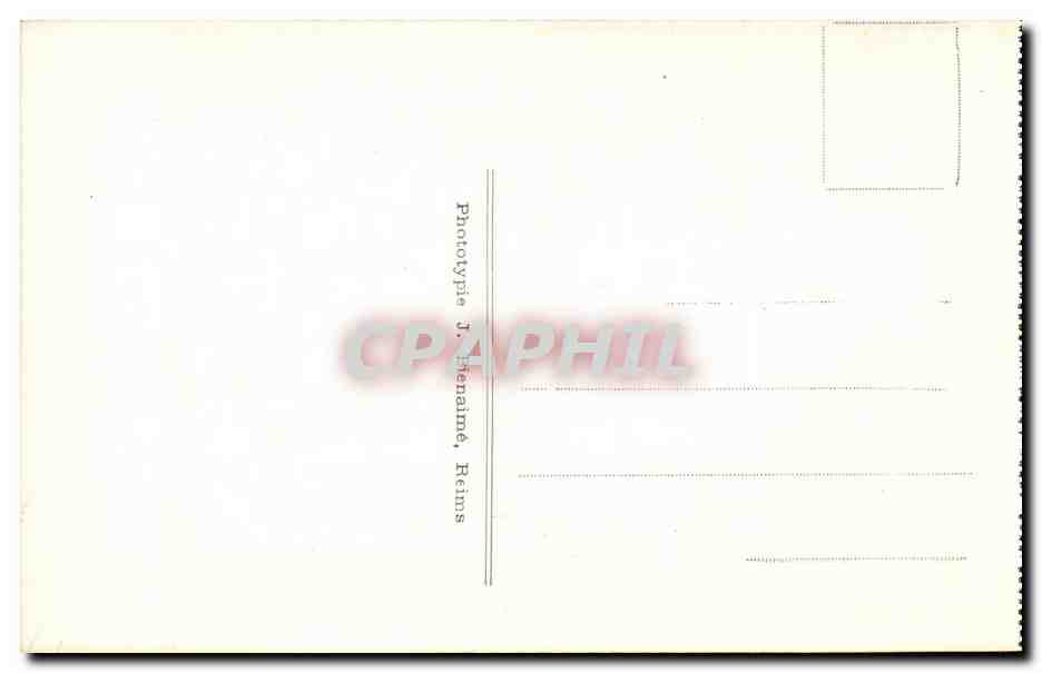 Notre DAme du Port CPA La souterraine vers 1820 — Verso