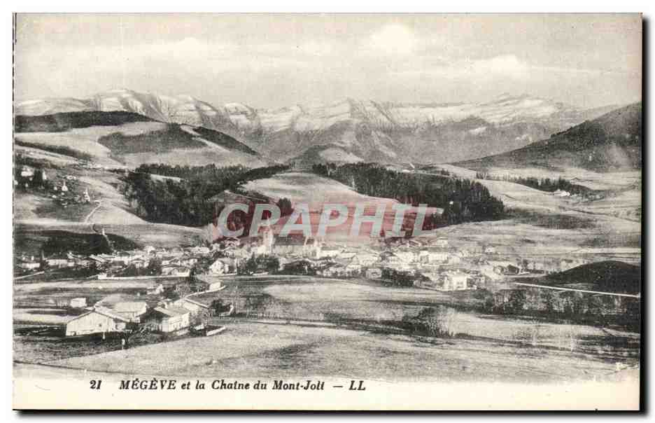 Megeve CPA La chaine du Mont Joli