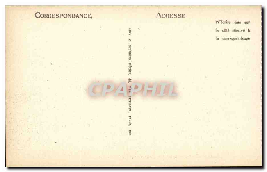 Megeve CPA La chaine du Mont Joli — Rückseite