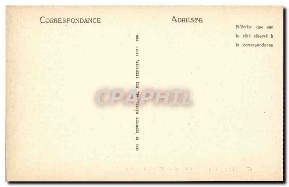 Albertville et vallee de Moutiers CPA  — Back