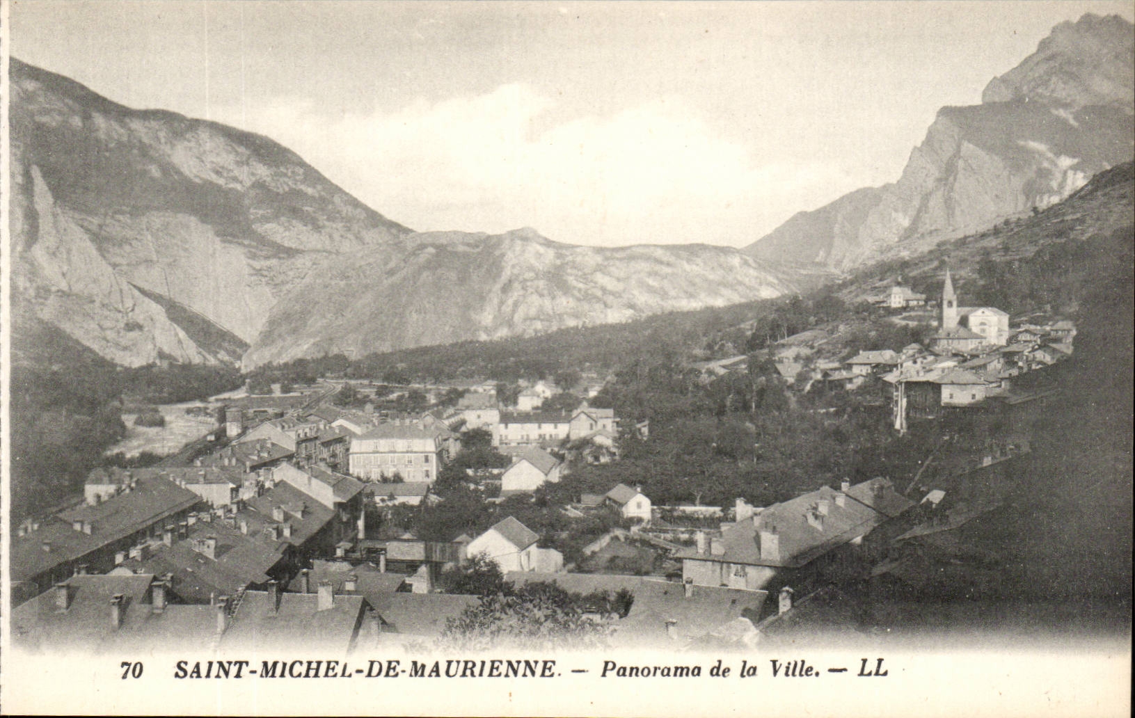 Saint Michel de Maurienne CPA Panorama de la ville