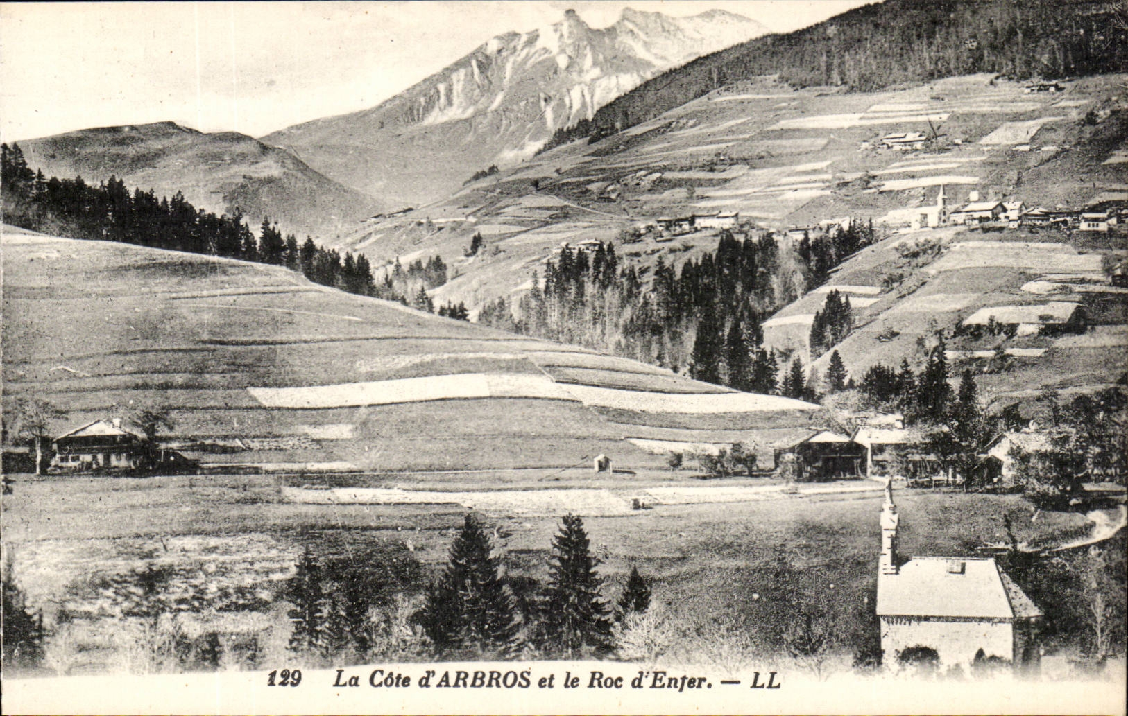CPA La cote d'Arbros et le roc d'enfer