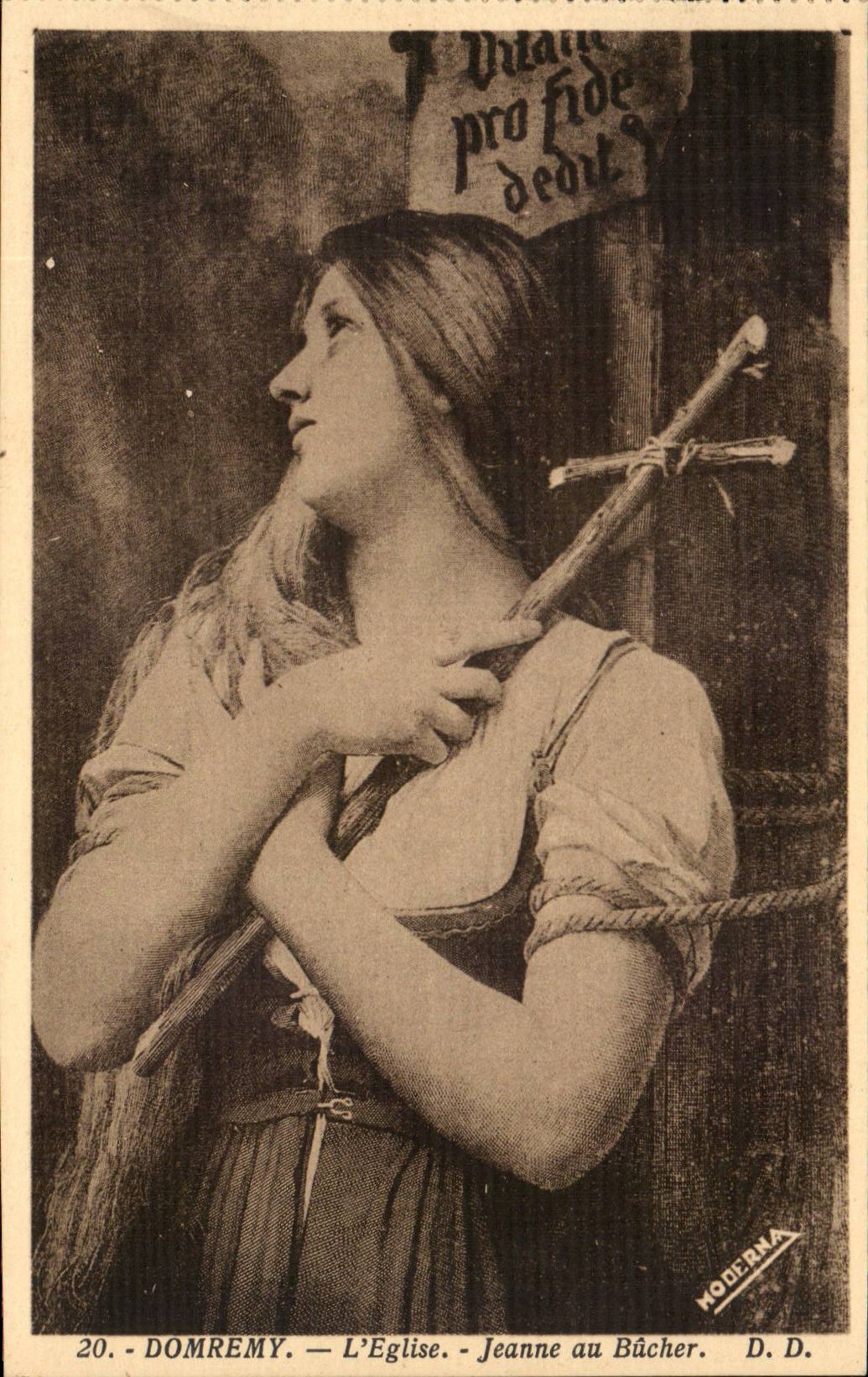 Domrémy — L'Église — Jeanne au Bûcher — Moderana D.D.