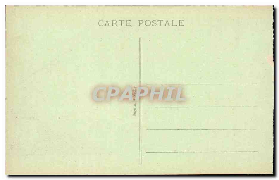 Moulins CPA Place d'Allier — Verso