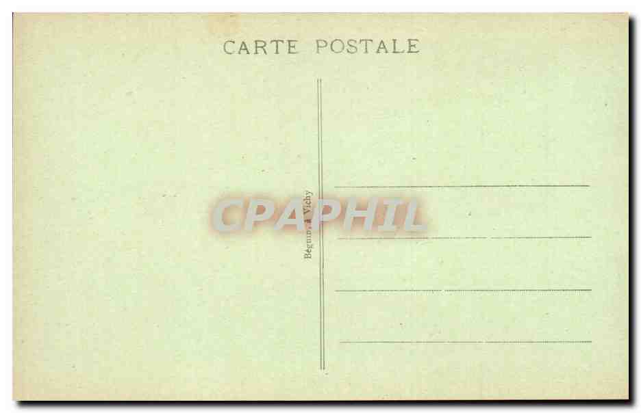 Moulins CPA L'hotel de ville construit en 1829 — Verso