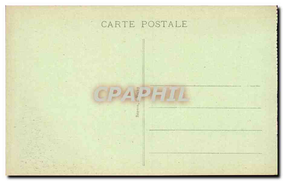 Moulins CPA La tour Jacquemard — Verso