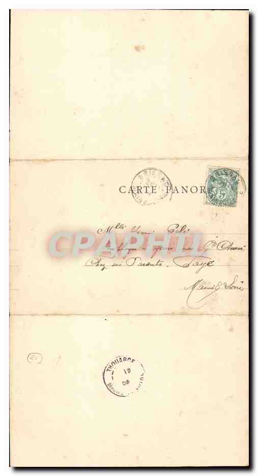 CPA Chateau de BRissac CARTE GRaND FORMAt Vue d'senmble — Back