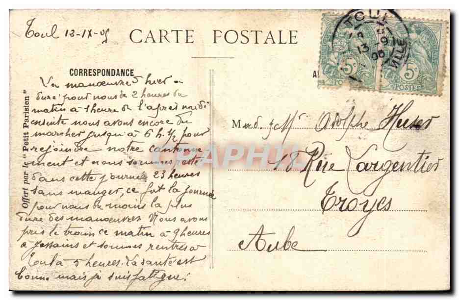 CPA Militaria Plus que a faire  — Back